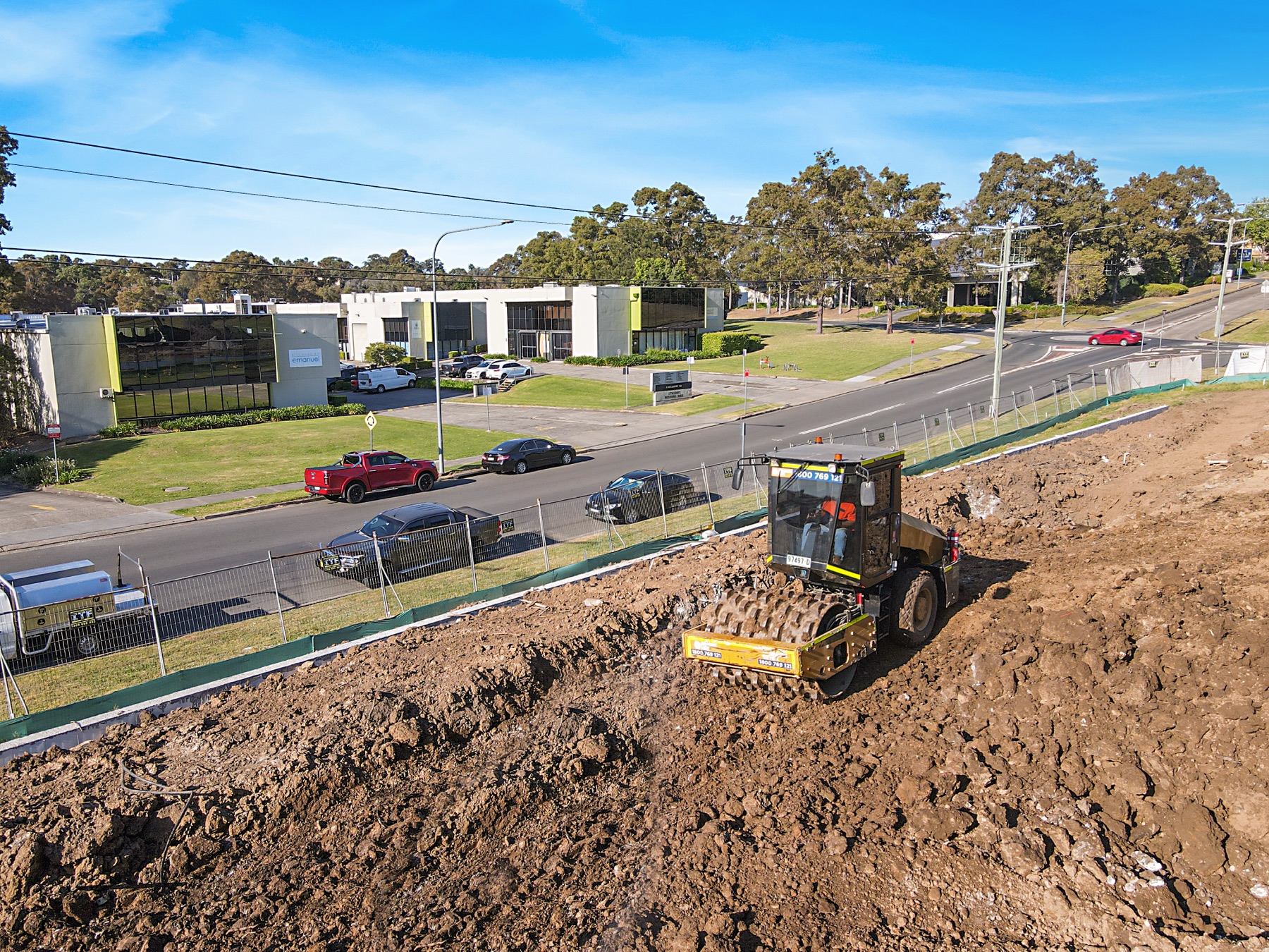 Site Prep for New Development, Castle Hill