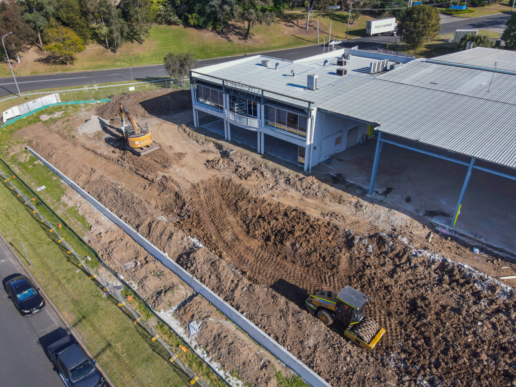 Site Prep for New Development, Castle Hill