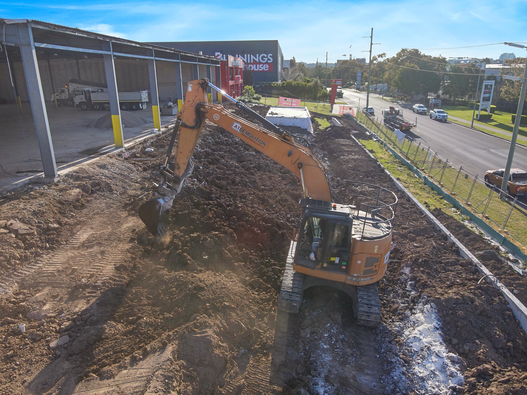 Site Prep for New Development, Castle Hill