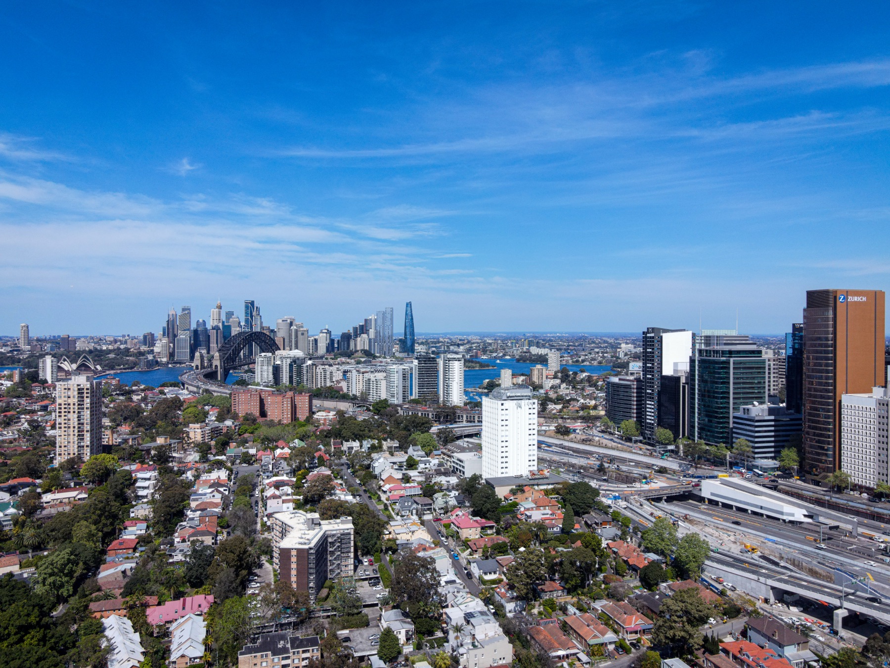 High-Rise Scaffold, Sydney Harbour Views, North Sydney