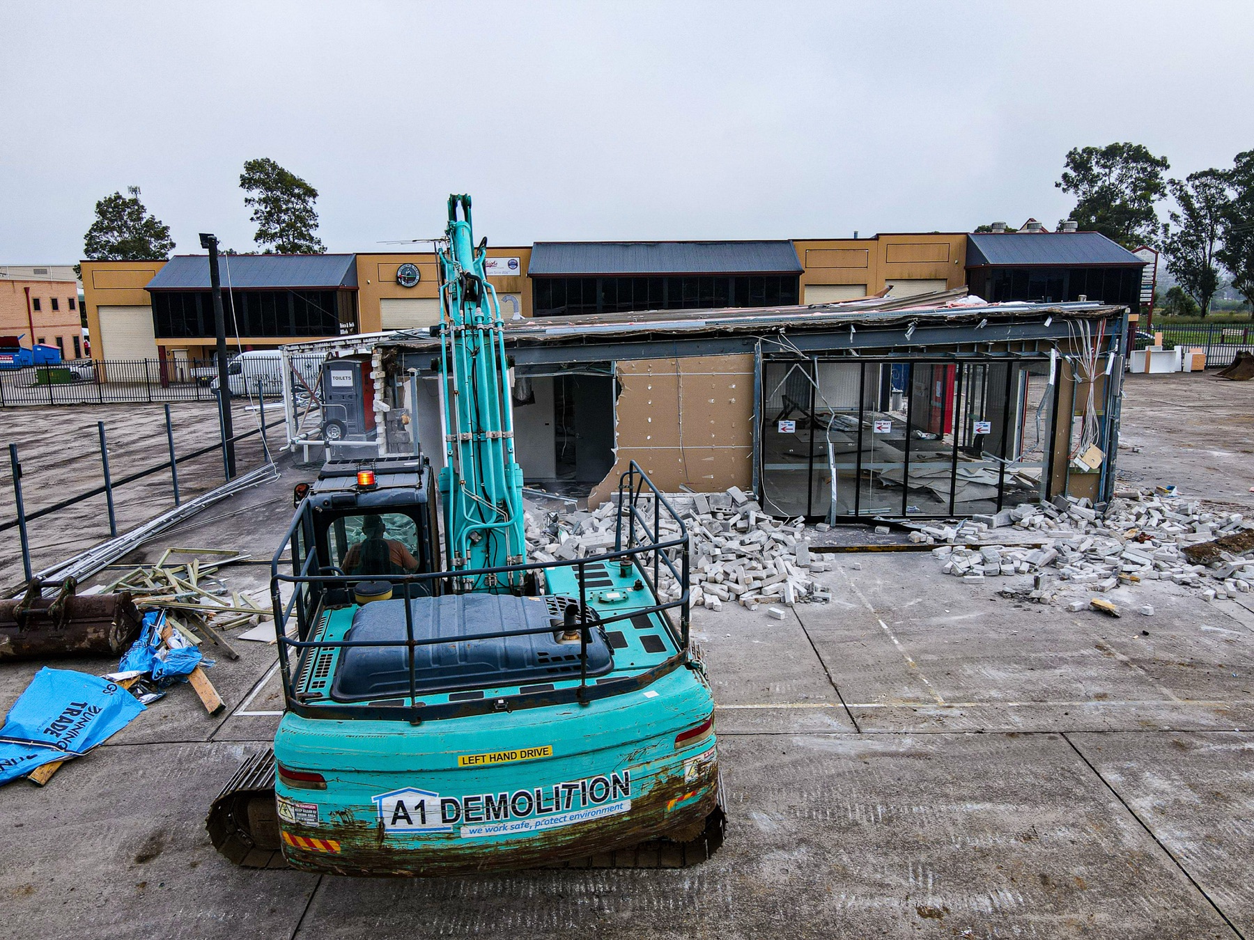 Demolition in Progress, Vineyard