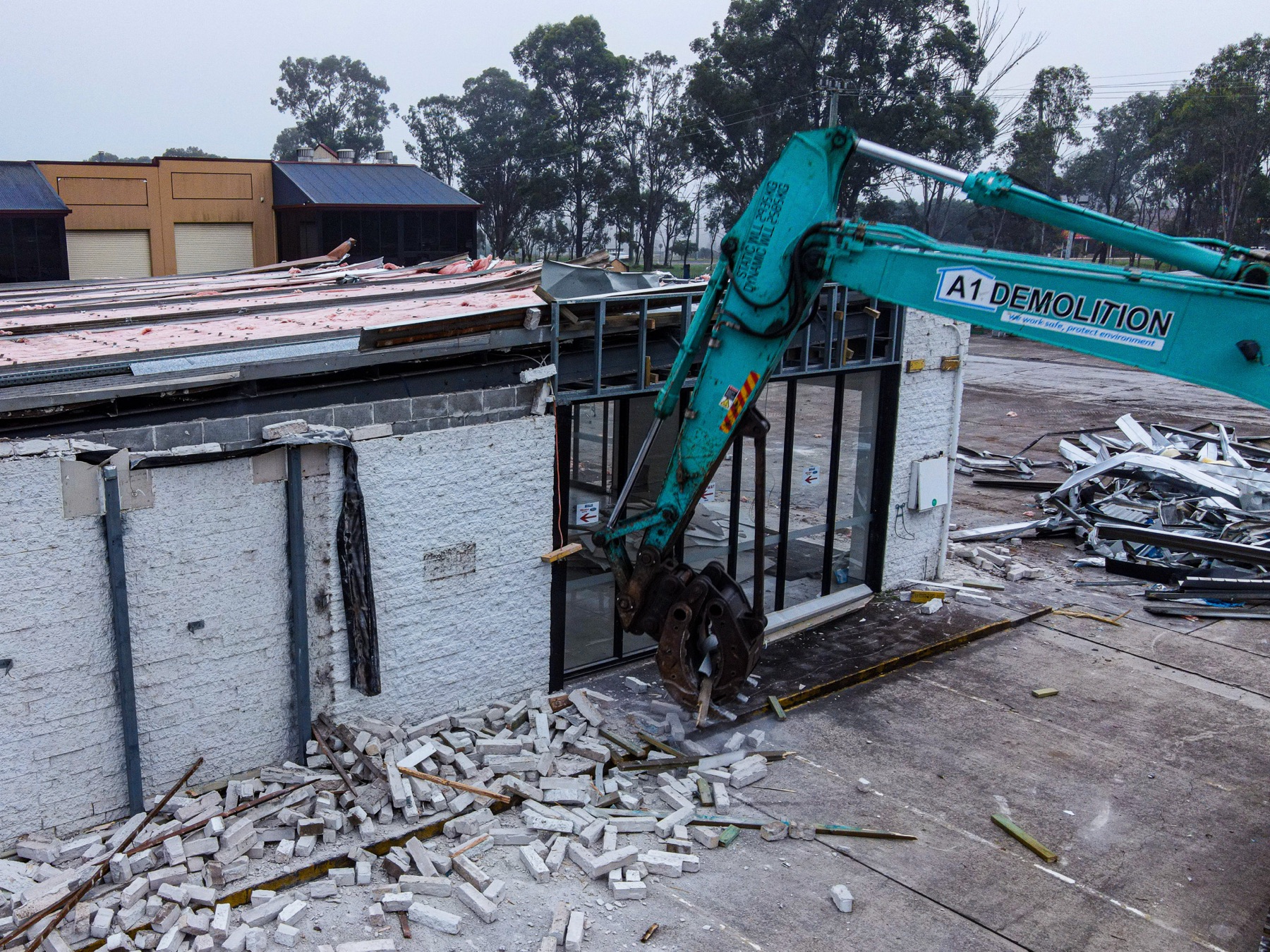 Demolition in Progress, Vineyard