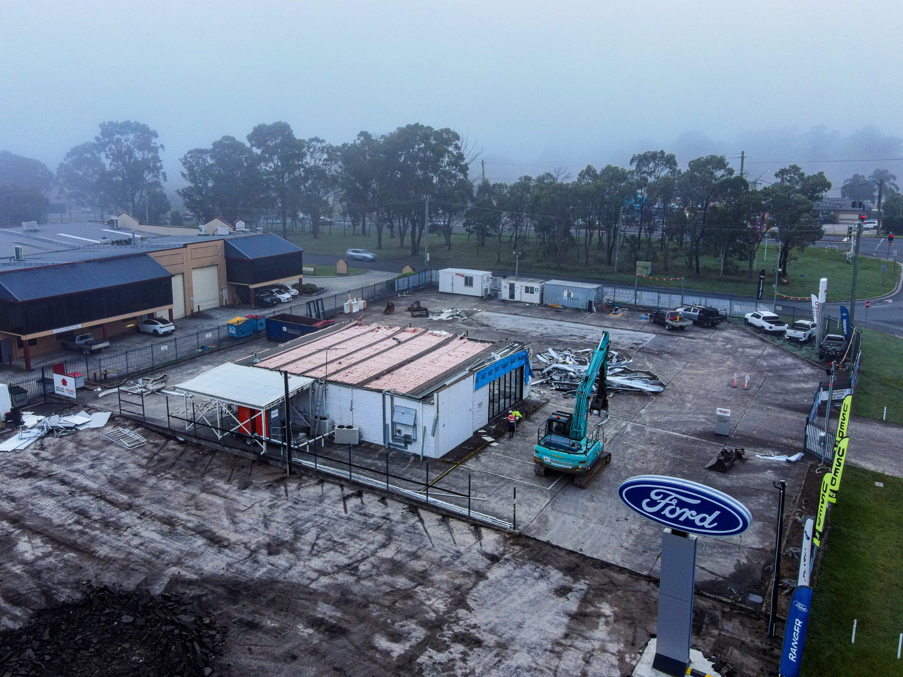 Demolition in Progress, Vineyard