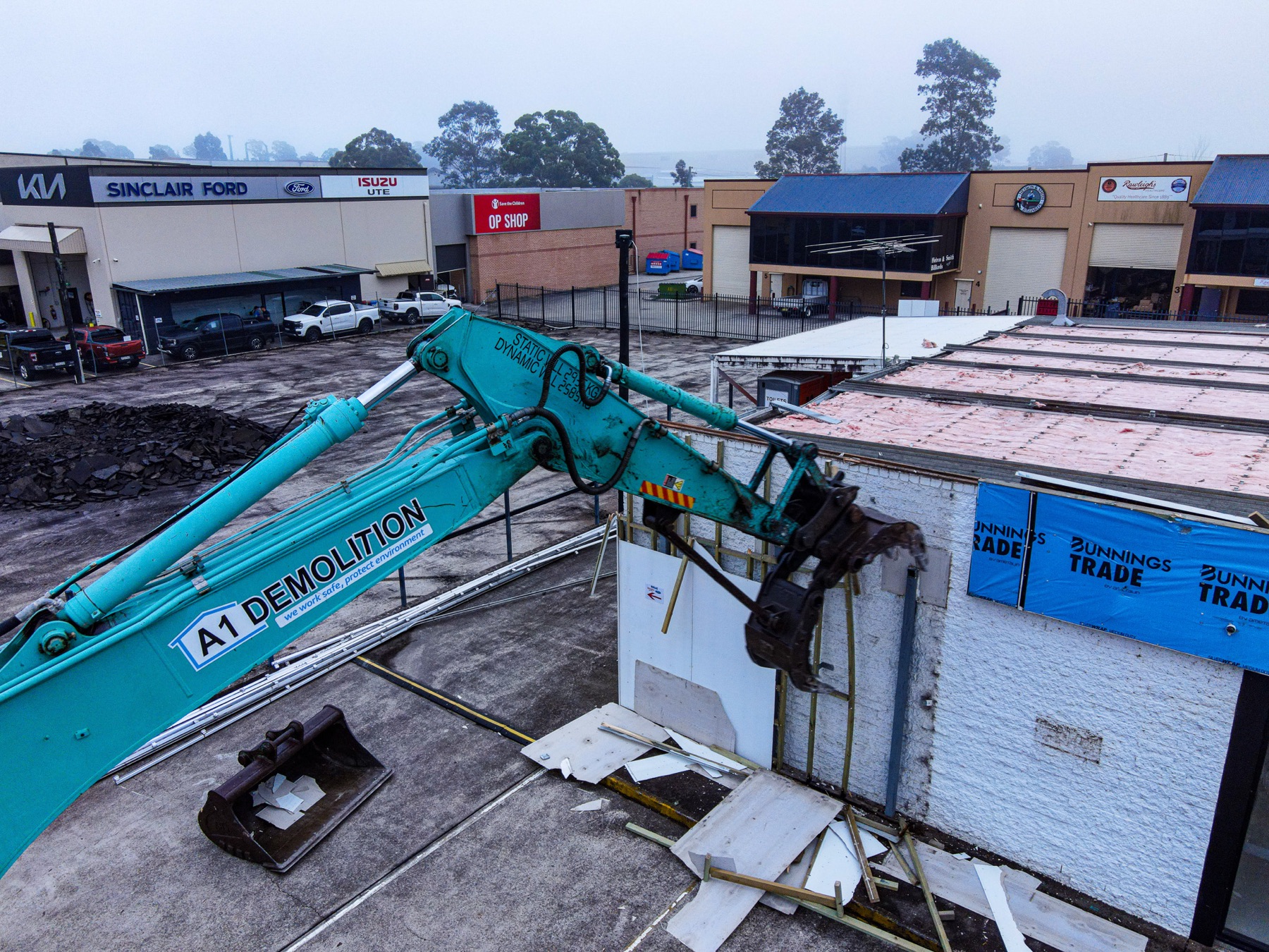 Demolition in Progress, Vineyard