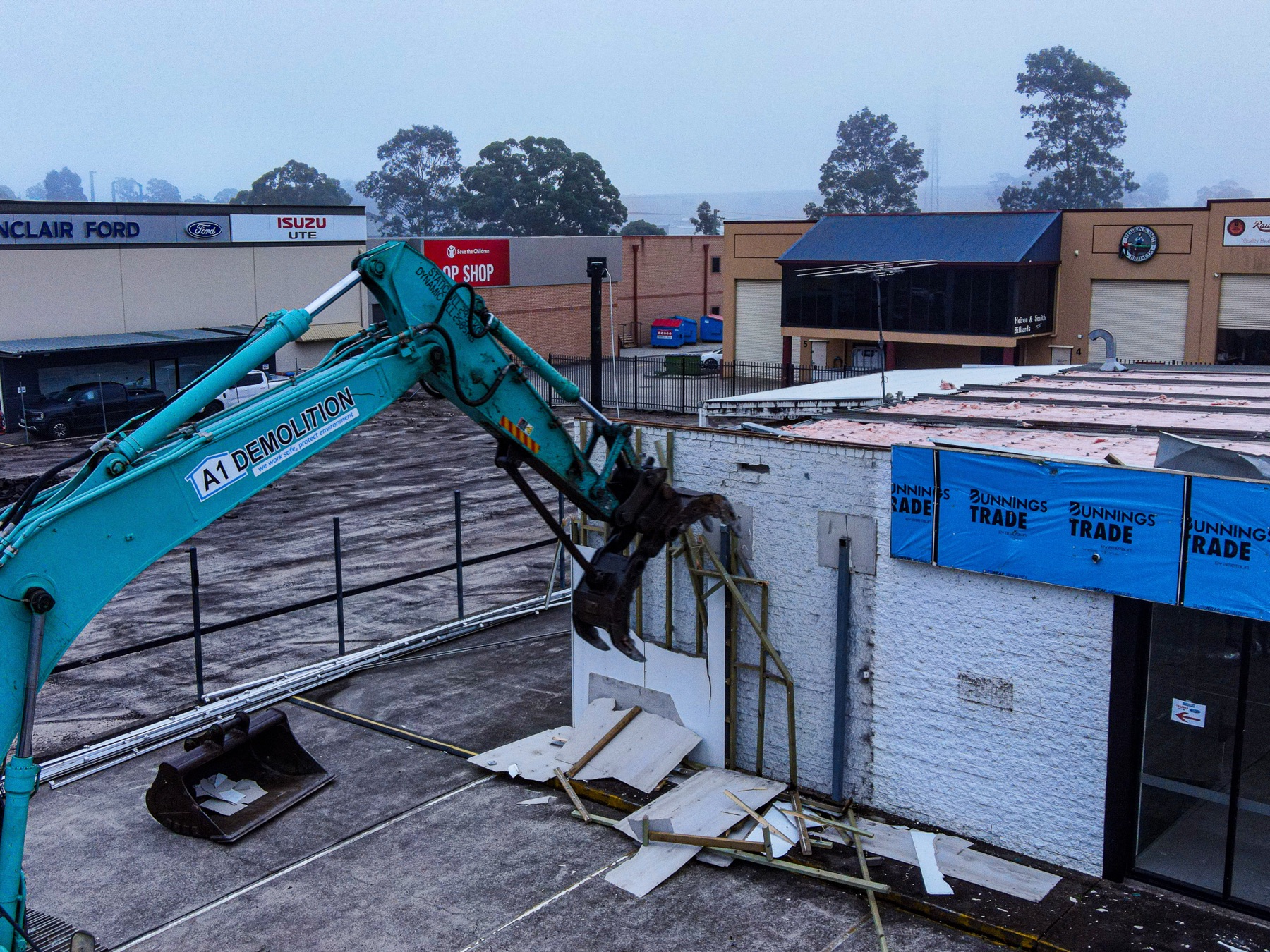 Demolition in Progress, Vineyard
