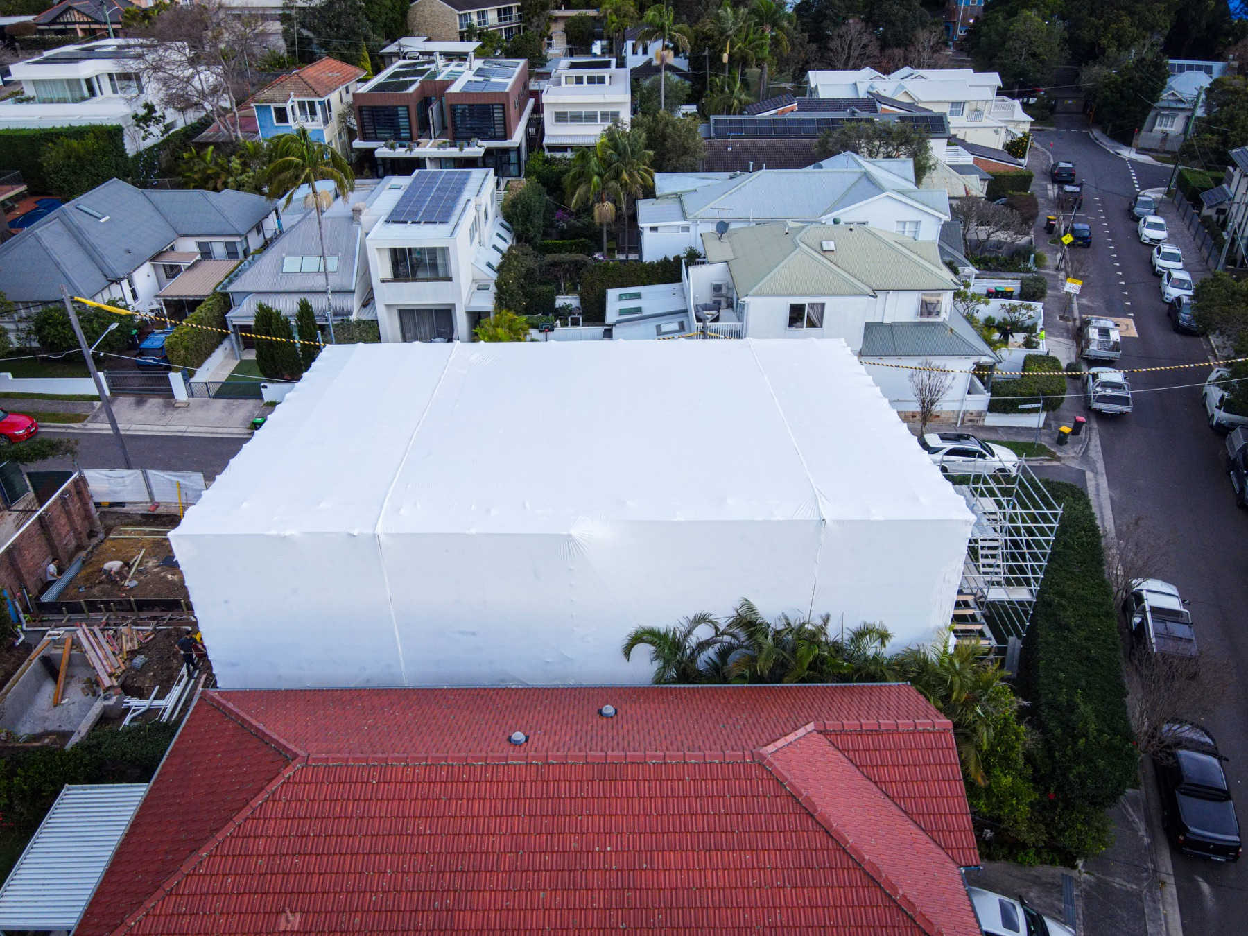 Harbourside Residence Scaffold, Vaucluse