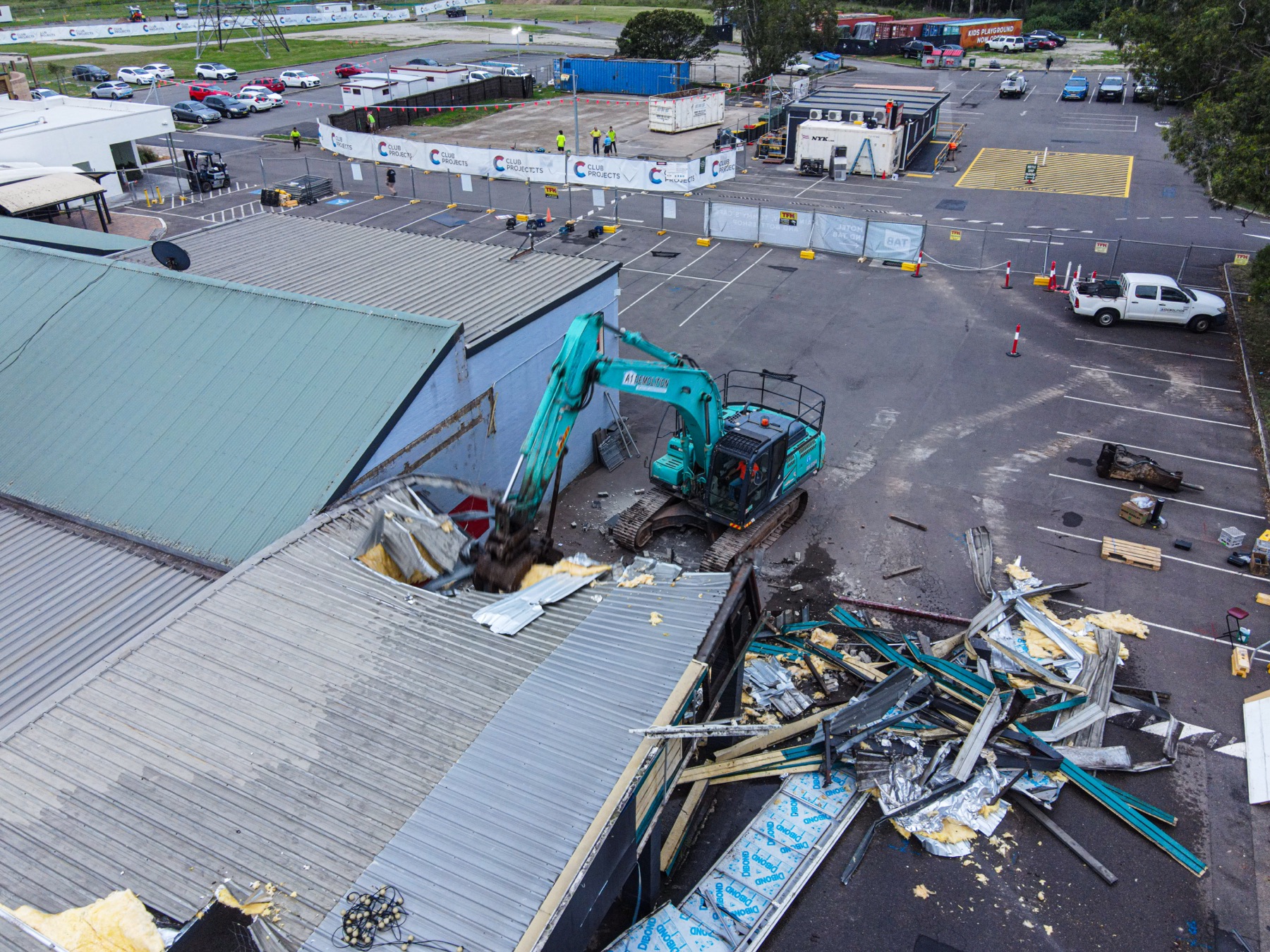 Commercial Redevelopment Demolition, Vineyard