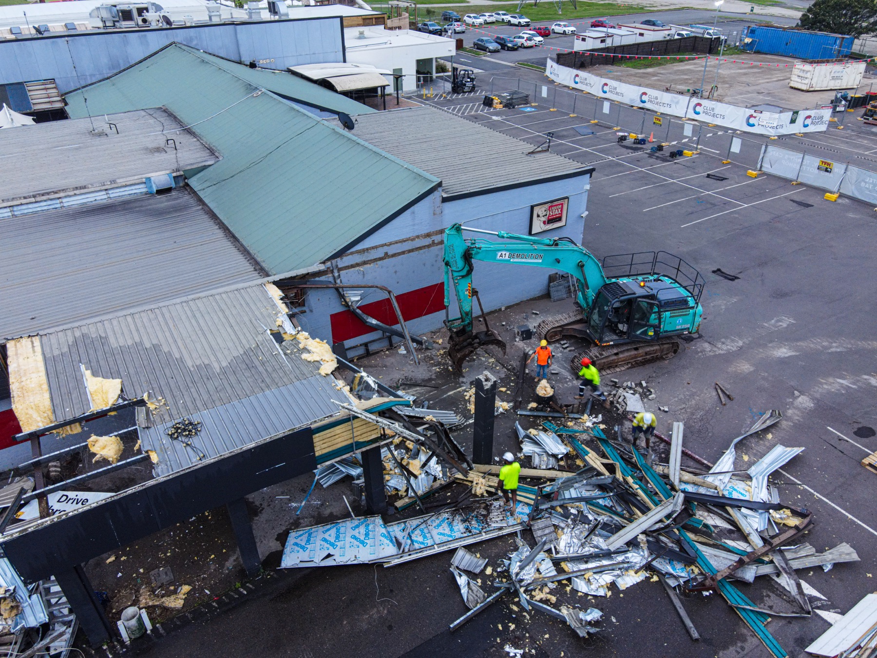 Commercial Redevelopment Demolition, Vineyard